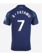 Leicester City Issahaku Fatawu #7 Replika Borta Kläder 2025-26 Kortärmad